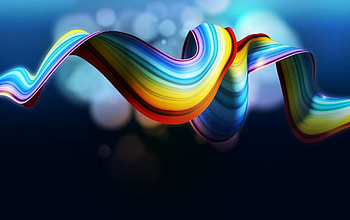 Psychedelic Wave, blue, shadow, abstract, rainbow, colors, psychedelic, wave, band HD wallpaper