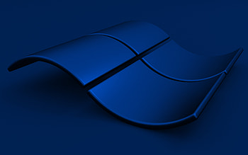 Windows blue logo, , blue backgrounds, creative, OS, Windows 3D logo, artwork, Windows 3D wavy logo, Windows logo, Windows HD wallpaper
