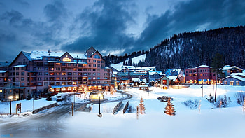 Austria winter resort , Austrian Alps beauty, Winter wonderland, Alpine paradise HD wallpaper