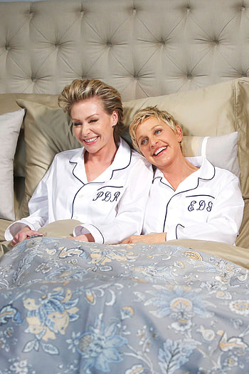 Ellen DeGeneres, Portia de Rossi, Art HD phone wallpaper
