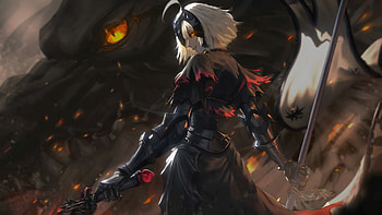 Jeanne Alter Fate Grand Order, Jeanne d'Arc Alter, Anime, Fate/Grand Order HD wallpaper