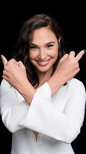 actress, smile, brunette, brown eyes, Celebrity, Gal Gadot HD phone wallpaper