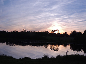 Pretty Sunset, graphy, Sunset, Indian River, Nature, River, Sky HD wallpaper