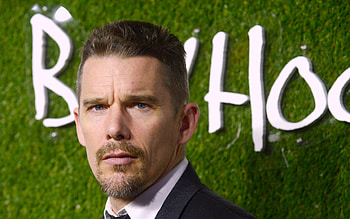 Captivating performer, Ethan Hawke portrait, Actor's charm, Hollywood icon HD wallpaper