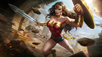 Wonder Woman Artworks, wonder-woman, artwork, digital-art, superheroes HD wallpaper