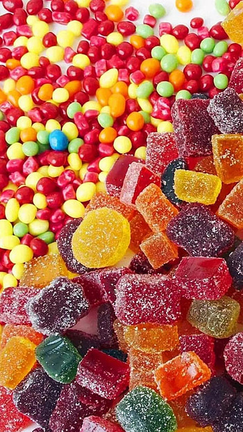 Colorful fruit candy, Sweet indulgence, Delicious treats, Sugar rush HD phone wallpaper