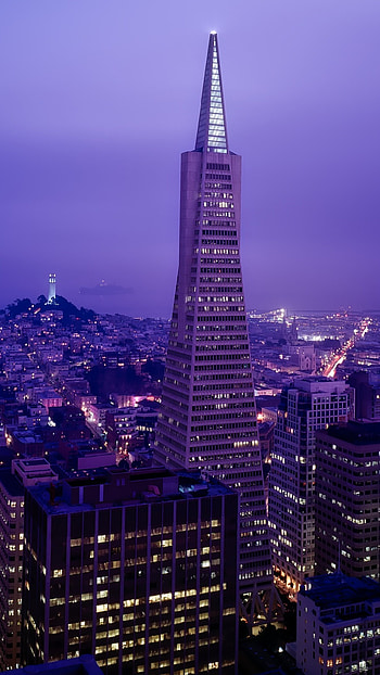 Transamerica Pyramid, California HD phone wallpaper