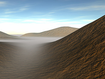 Dunes Fog Landscape , dunes, fog, landscape, nature HD wallpaper