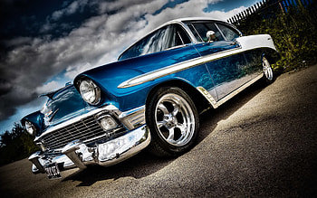 Chevrolet Bel Air, Vintage Cars HD wallpaper