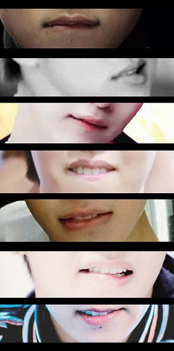 BTS - Lip Bite, Namjoon, Jhope, Jungkook, V, Jimin, Suga, Lip Bite, Jin HD phone wallpaper