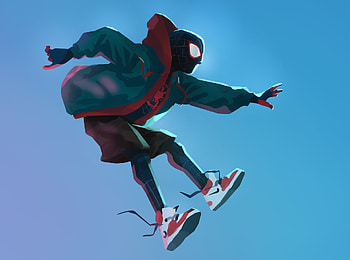 SpiderMan Into The Spider Verse Digital Art, spiderman-into-the-spider-verse, 2018-movies, movies, spiderman, animated-movies, artist, artwork, artstation HD wallpaper
