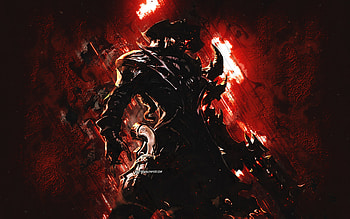 High Noon Lucian, League of Legends, red stone background, main characters, High Noon Lucian LoL, League of Legends characters, High Noon Lucian League of Legends HD wallpaper