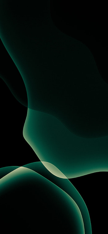 IOS 13 , Stock, IPadOS, Dark Green, Black Background, AMOLED, IPad, , Black Dark, Cool Dark HD phone wallpaper