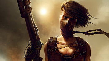 Fury Road Warrior Girl , warrior, artist, artwork, digital-art, artstation HD wallpaper