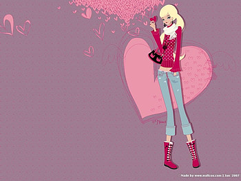 girly, cute HD wallpaper