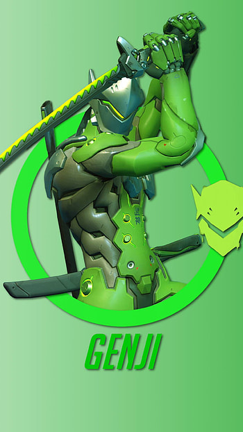 Genji's quest, Virtual battles, Cybernetic enhancements, Honing skills HD phone wallpaper