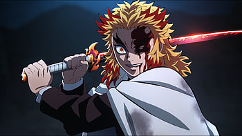 Rengoku Kyojuro - Kimetsu no Yaiba, Demon Slayer: Kimetsu no Yaiba, Kyojuro Rengoku, Anime HD wallpaper