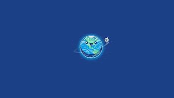 Space Moon Minimalism, space, moon, artist, minimalism HD wallpaper