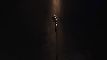 Running away from stage, Vintage micro prop, Smoky atmosphere, Mysterious ambiance HD wallpaper
