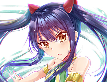 Wendy Marvell, Anime girl, DragonSlayer, Waifu, FairyTail HD wallpaper