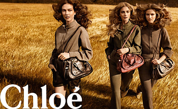 Chloe F/W 09.10 02, mikael jansson, fashion, sigrid agren, ad campaign, karlie kloss, kasia struss, chloe HD wallpaper