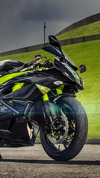 Kawasaki Ninja ZX6R, , High-definition , Motorbike HD phone wallpaper