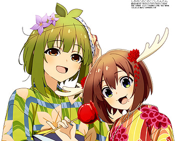 Meme Bashame and Noko Shikanoko, Anime, My Deer Friend Nokotan, Meme Bashame, Noko Shikanoko HD wallpaper
