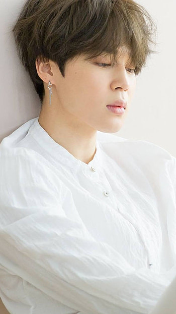Bts Jimin, Sitting Alone, White Dress, sitting, alone, white, dress HD phone wallpaper