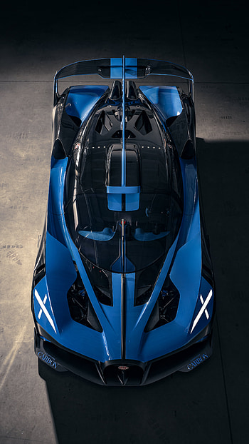 Bugatti Bolide — Midnight Blue Supercar , supercar, vehicle HD phone wallpaper