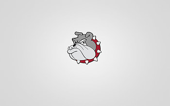 Vector, Dog, Minimalism, Collar, Bulldog HD wallpaper