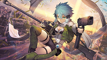 Asada-Shino, Shino, Anime, art, Asada HD wallpaper