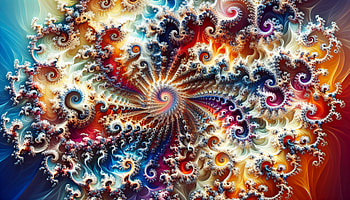 Colorful Fractal Swirl, fractal, Abstract, colorful, spiral, Digital Art HD wallpaper
