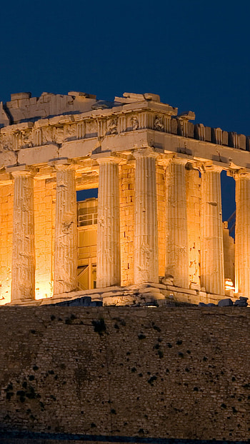 Parthenon , quality, Atmospheric lighting, Architectural masterpiece HD phone wallpaper