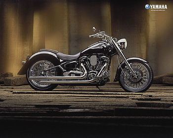 Cool-Brown-Yamaha, motorcycle, bike, brown, yamaha HD wallpaper