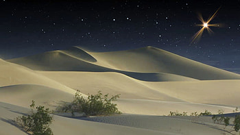 Wise Men Following The Star, Star, Desert, Following, Wise Men, Sand, Sky HD wallpaper