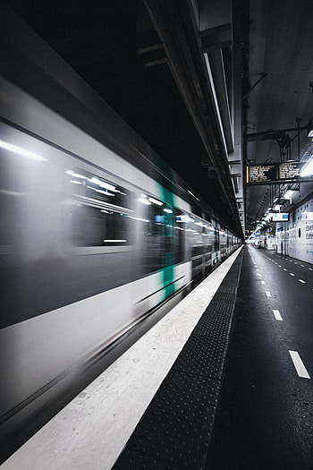 Miscellanea, Miscellaneous, Movement, Traffic, Blur, Smooth, Train, Metro, Subway HD phone wallpaper
