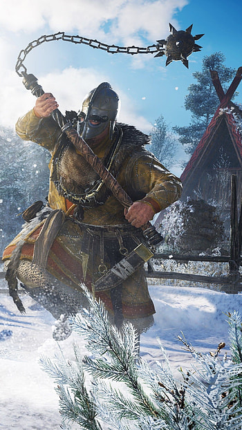 The guardian, assassin creed valhalla, game HD phone wallpaper