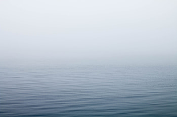 Ocean Under Fog, ocean, fog, nature HD wallpaper