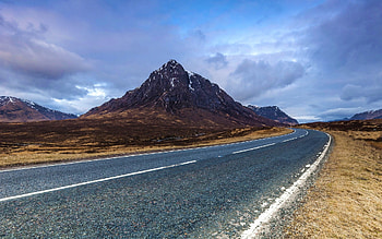 On the A82 Road - Scotland, Rannoch Moor, A82, Scottish Highlands, Scotland, Etive Mor HD wallpaper
