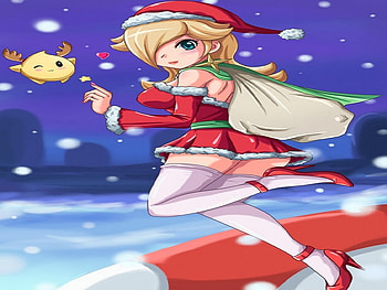 rosalinea christmas, videogame, christmas, nintendo, mario, rosalinea, girl, santa HD wallpaper