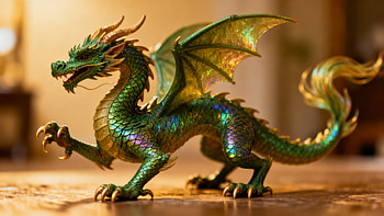 Emerald Majesty — Green Dragon, green dragon, dragon, figurine, sculpture HD wallpaper