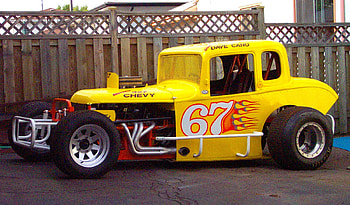 1932 Ford Coupe modified stock car, ford, classic, race car, coupe, stock car, modified, 32, 1932, yellow, vintage HD wallpaper