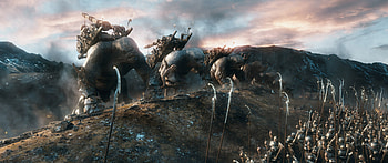 BoFA stills, LotR , Gandalf and Bilbo, Memorable moments HD wallpaper
