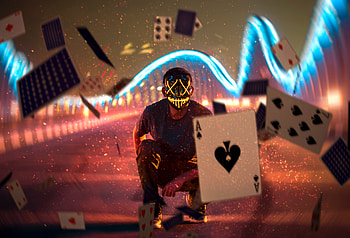 Ace Action Mask Guy , mask, graphy HD wallpaper