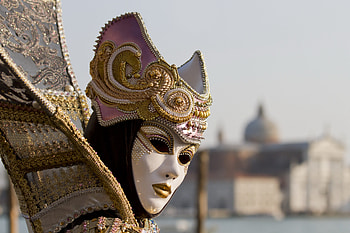 Venice, Miscellanea, Miscellaneous, Mask, Attire, Outfit, Masquerade HD wallpaper
