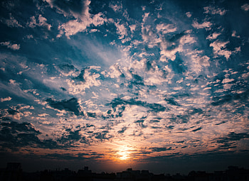 Nature, Sunset, Sky, Clouds HD wallpaper