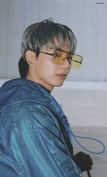 Jeon Jungkook, electric blue, vision care HD phone wallpaper