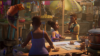Iwájú TV Show – Vibrant Market Scene, TV Show, Iwájú HD wallpaper
