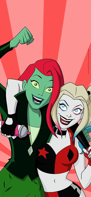 Harley Quinn TV Series Animation, Harley Quinn Poison Ivy HD phone wallpaper