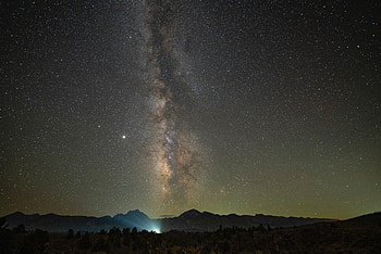 Nature, Stars, Night, Starry Sky, Nebula HD wallpaper